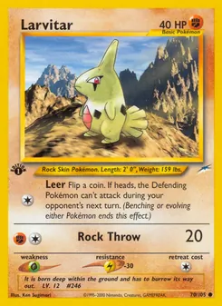 Larvitar (Neo Destiny 70)