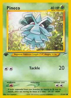 Pineco (Neo Destiny 77)