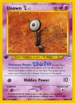Unown [L] (Neo Destiny 86)