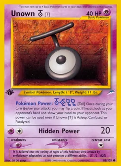 Unown [T] (Neo Destiny 88)