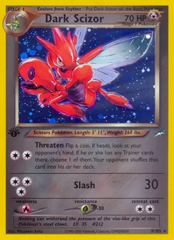 Dark Scizor (Neo Destiny 9)