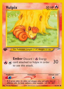 Vulpix (Neo Destiny 91)