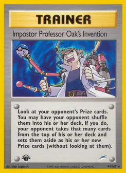 Impostor Professor Oak's Invention (Neo Destiny 94)
