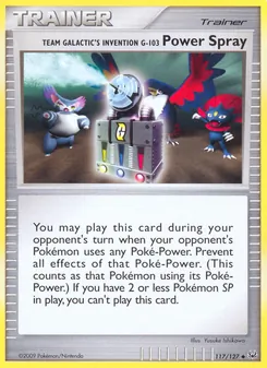 Team Galactic's Invention G-103 Power Spray (Platinum 117)