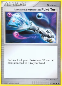 Team Galactic's Invention G-105 Poké Turn (Platinum 118)