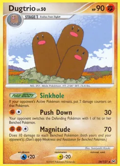 Dugtrio (Platinum 24)