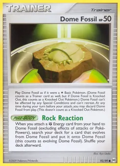 Dome Fossil (Arceus 92)