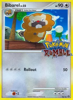 Bibarel (Pokémon Rumble 16)