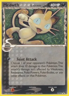 Meowth δ (POP Series 5 11)