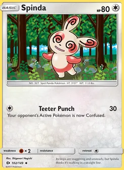 Spinda (Sun & Moon 102)