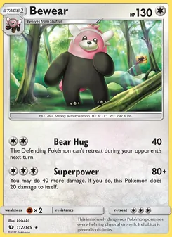 Bewear (Sun & Moon 112)