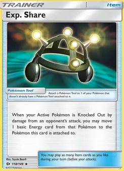 Exp. Share (Sun & Moon 118)