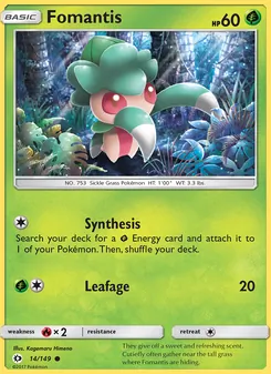 Fomantis (Sun & Moon 14)
