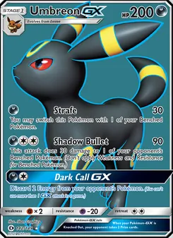 Umbreon-GX (Sun & Moon 142)