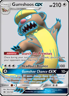 Gumshoos-GX (Sun & Moon 145)