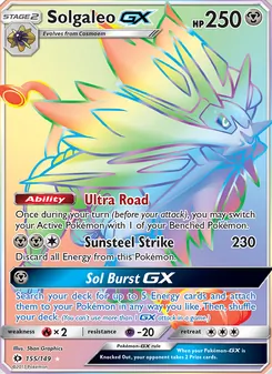 Solgaleo-GX (Sun & Moon 155)