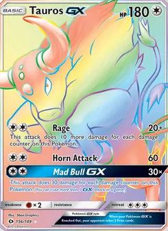 Tauros-GX (Sun & Moon 156)