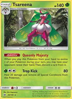 Tsareena (Sun & Moon 20)
