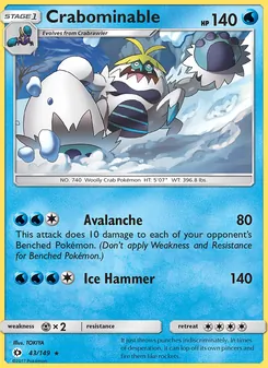Crabominable (Sun & Moon 43)