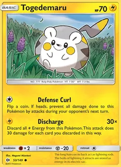 Togedemaru (Sun & Moon 53)