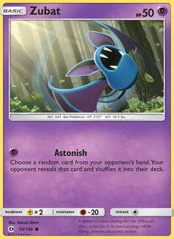 Zubat (Sun & Moon 54)