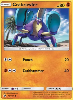 Crabrawler (Sun & Moon 72)