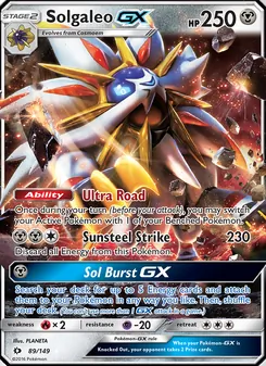 Solgaleo-GX (Sun & Moon 89)