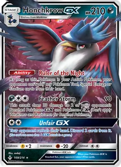 Honchkrow-GX (Unbroken Bonds 109)