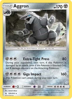 Aggron (Unbroken Bonds 125)