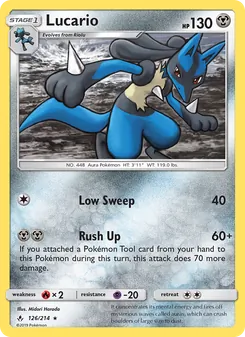 Lucario (Unbroken Bonds 126)