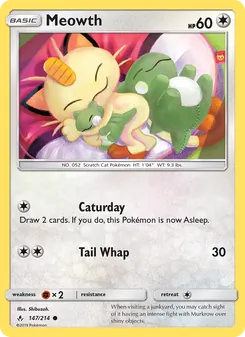 Meowth (Unbroken Bonds 147)