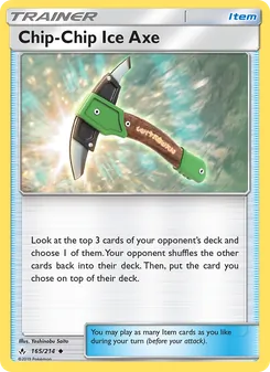Chip-Chip Ice Axe (Unbroken Bonds 165)