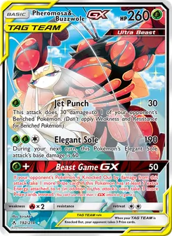 Pheromosa & Buzzwole-GX (Unbroken Bonds 192)