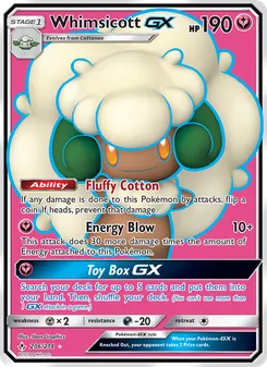 Whimsicott-GX (Unbroken Bonds 206)