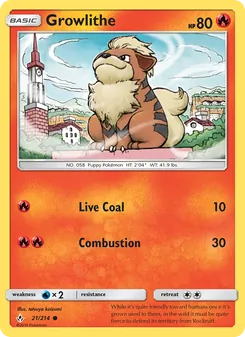 Growlithe (Unbroken Bonds 21)