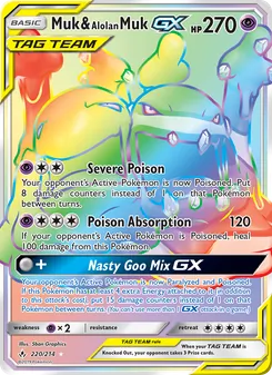 Muk & Alolan Muk-GX (Unbroken Bonds 220)
