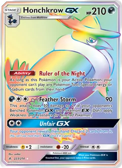 Honchkrow-GX (Unbroken Bonds 223)
