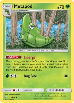 Metapod (Unbroken Bonds 3)