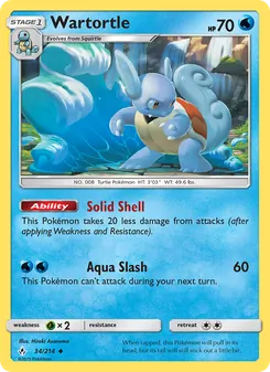 Wartortle (Unbroken Bonds 34)
