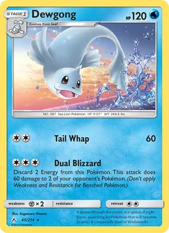 Dewgong (Unbroken Bonds 45)