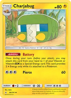 Charjabug (Unbroken Bonds 58)