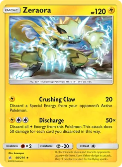 Zeraora (Unbroken Bonds 60)
