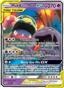 Muk & Alolan Muk-GX (Unbroken Bonds 61)