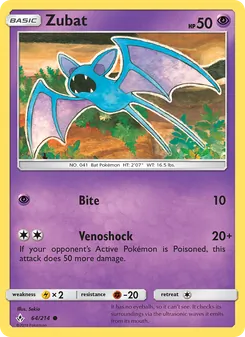 Zubat (Unbroken Bonds 64)