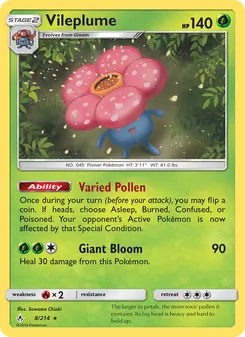 Vileplume (Unbroken Bonds 8)