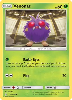 Venonat (Unbroken Bonds 9)