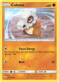 Cubone (Unbroken Bonds 90)