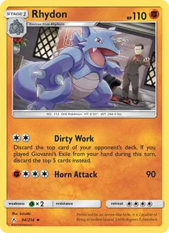 Rhydon (Unbroken Bonds 94)
