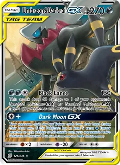 Umbreon & Darkrai-GX (Unified Minds 125)