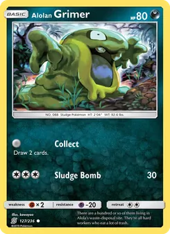 Alolan Grimer (Unified Minds 127)